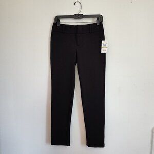 Ladies SZ 4 Michael Kors Black Ponte-Knit Leggings